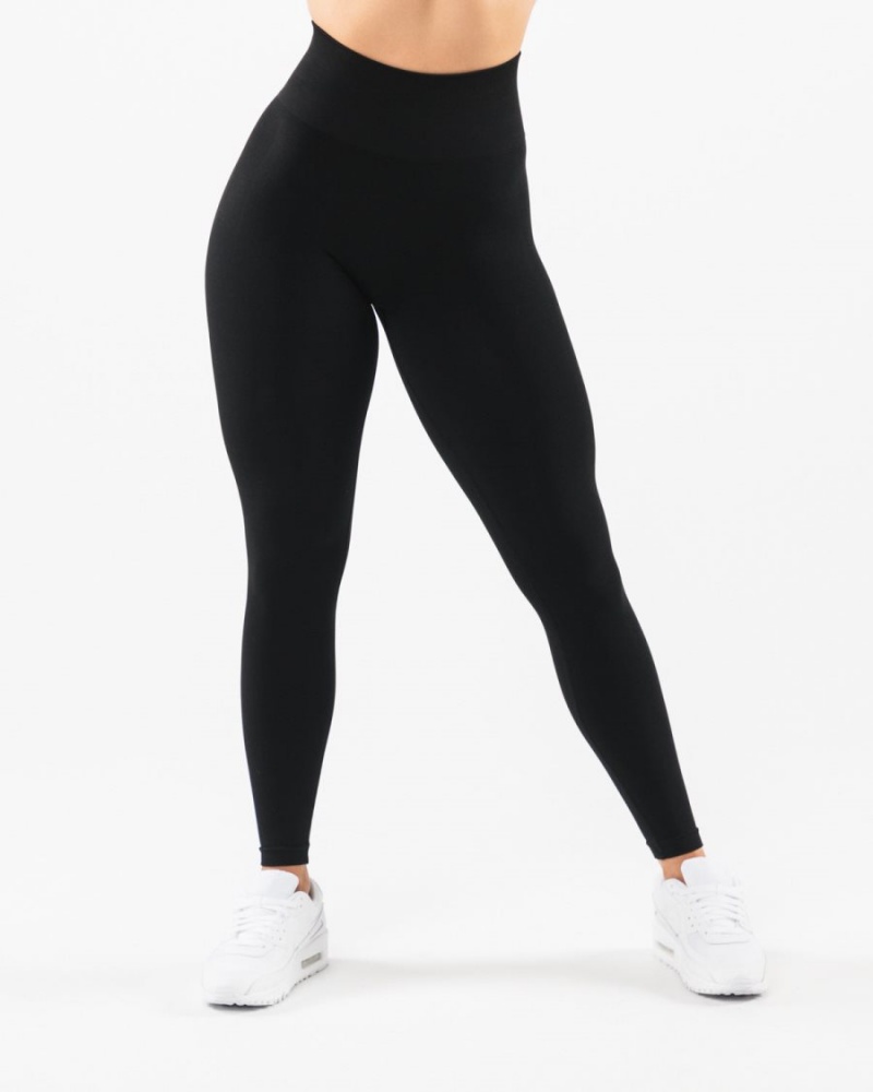 Black Alphalete Amplify Legging Women's Leggings | 6948317-FR