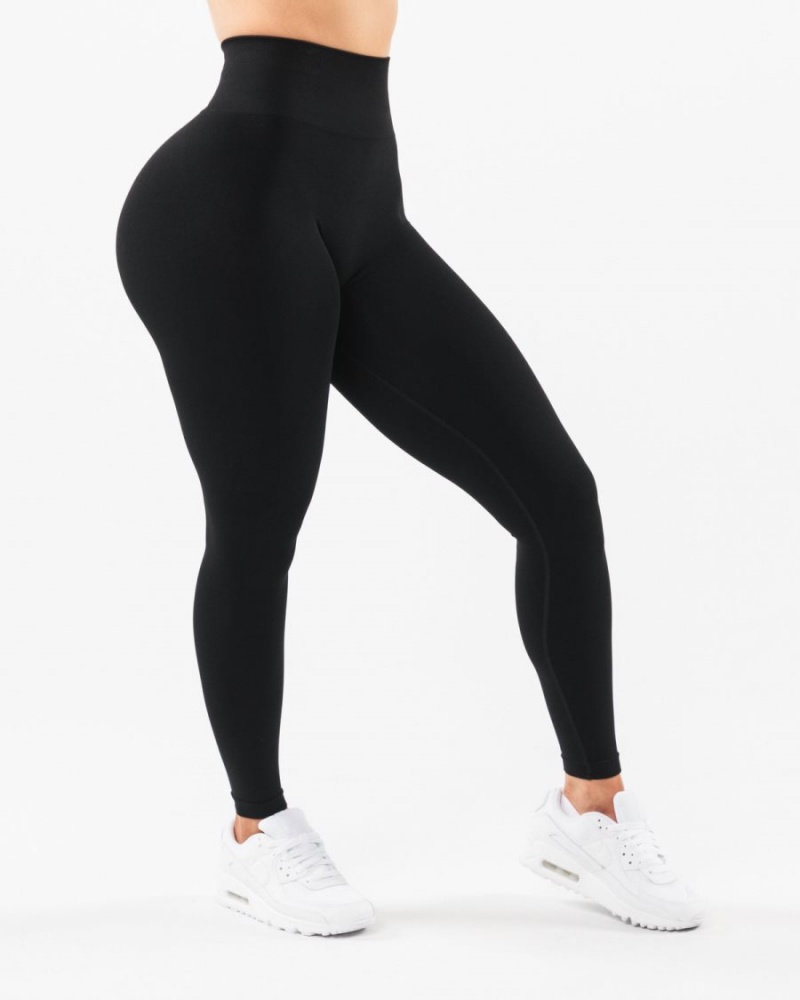 Black Alphalete Amplify Legging Women's Leggings | 6948317-FR