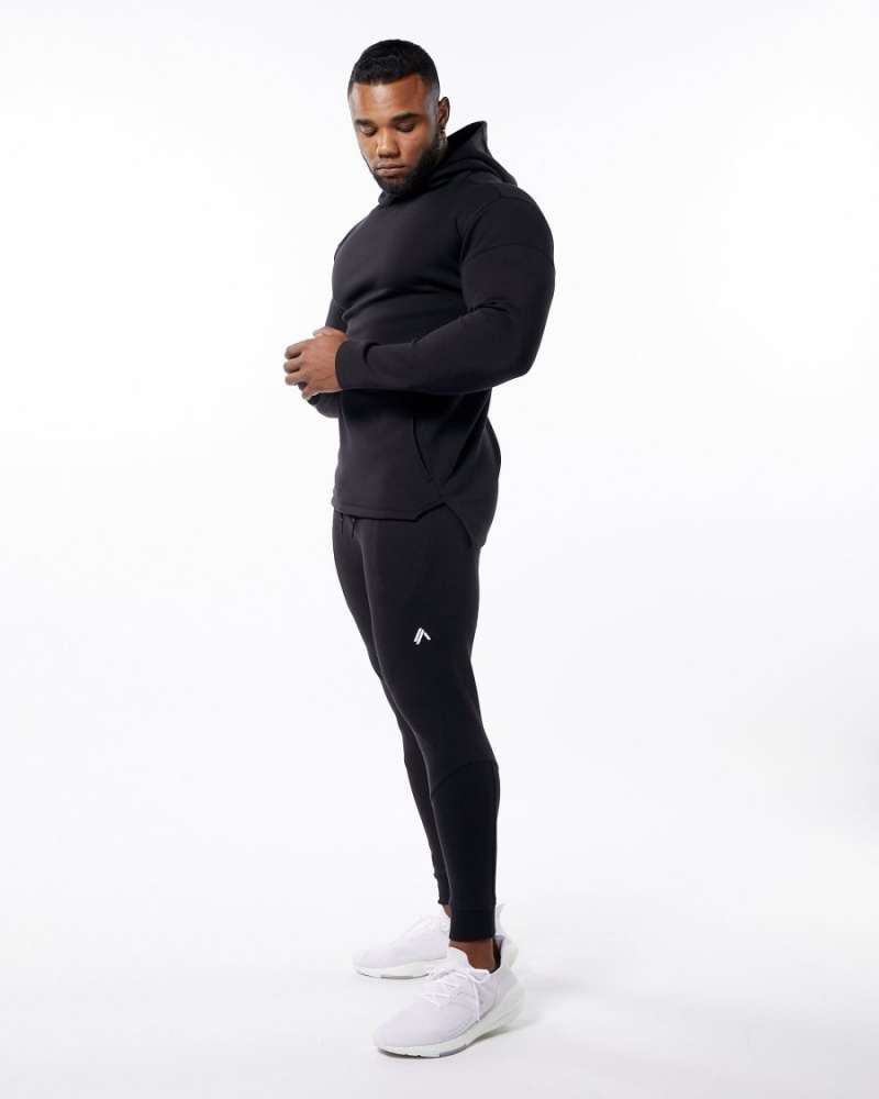 Black Alphalete ELMTS Cuffed Jogger Men's Jogger | 6052178-JQ