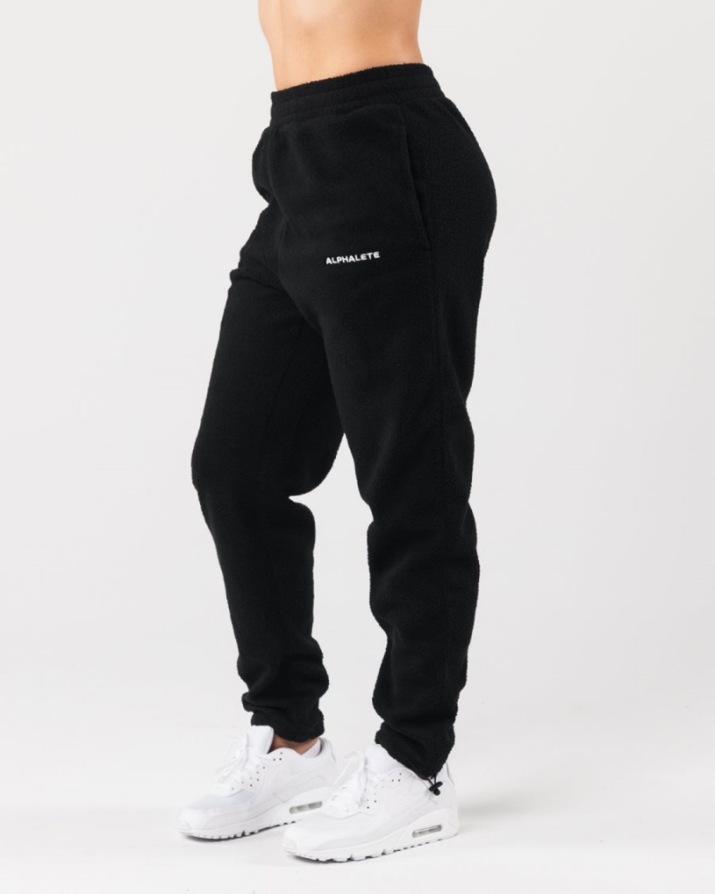 Black Alphalete King Jogger Men's Jogger | 1492386-OV