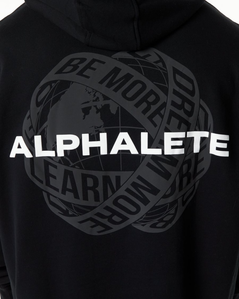 Black Alphalete Unity Hoodie Men's Hoodie | 2698534-QR