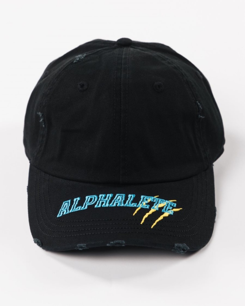 Black / Blue / Yellow Alphalete Claw Hat Women's Accessories | 3759108-AR