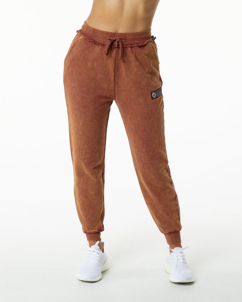 Bloodstone Alphalete Very Terry Jogger Women's Jogger | 9532680-DT