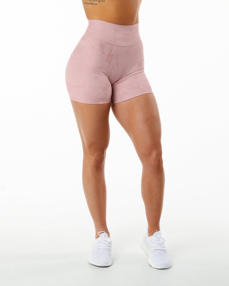 Blossom Alphalete Alphalux Wonder Short 6" Women's Shorts | 7964238-HY