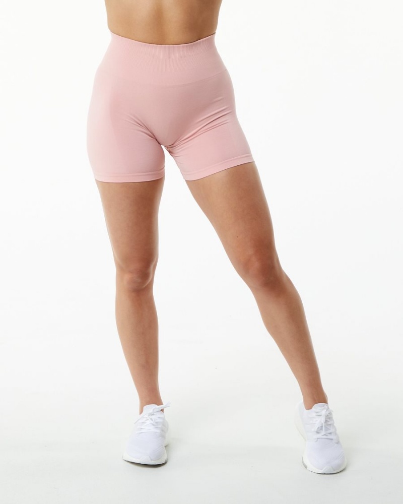 Blossom Alphalete Amplify Short 4.5" Women's Shorts | 3508941-SQ