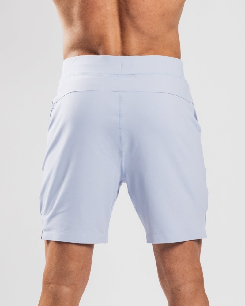 Blue Lace Alphalete Trace Short 8" Men's Shorts | 9740185-LR