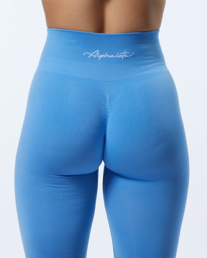 Blue Moon Alphalete Ombre Amplify Legging Women's Leggings | 6158940-XK