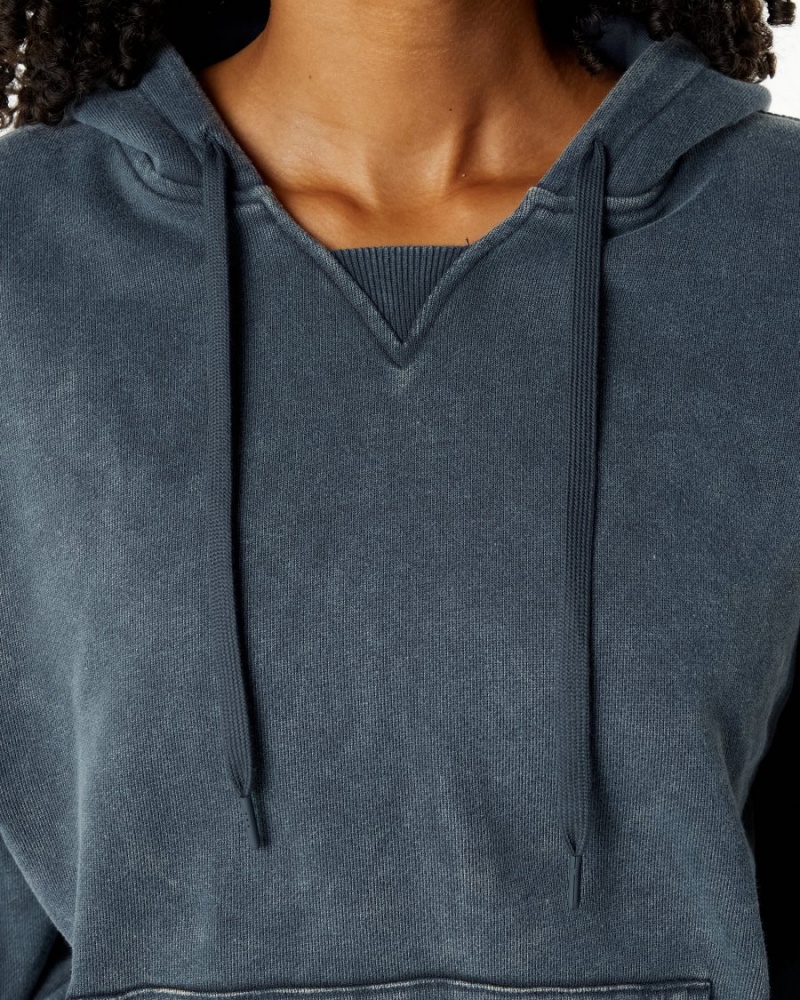 Blue Topaz Alphalete Very Terry Hoodie Women's Hoodie | 0741956-HK