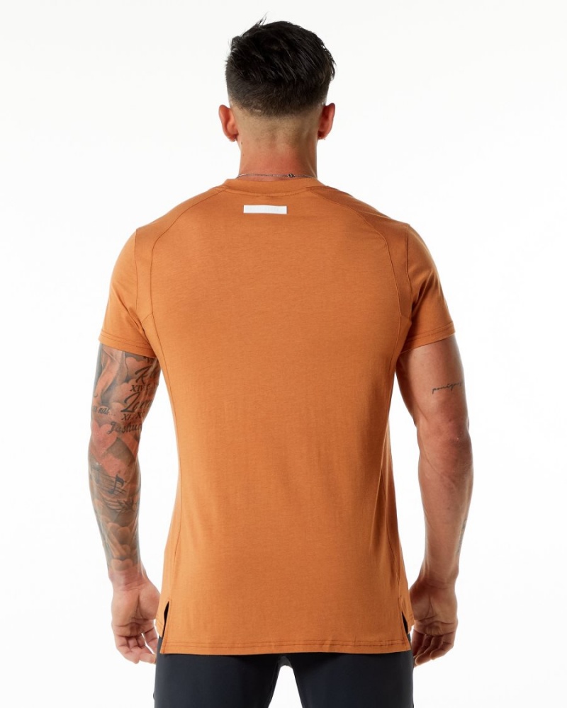 Camel Alphalete Evo Tee Men's Shirts | 0431682-NO