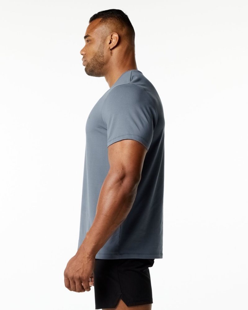 Carbon Alphalete Classic Tee Men's Shirts | 1582670-VA