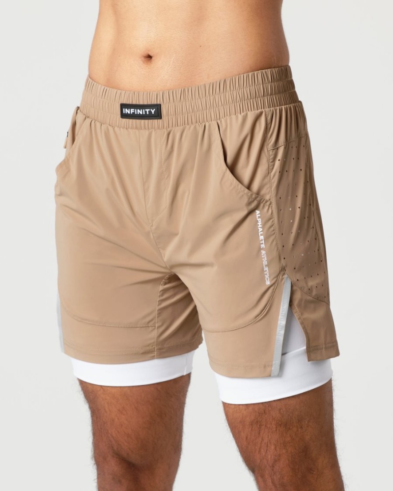 Chai Alphalete Infinity Speed Short 5.5" Men's Shorts | 5149736-MG