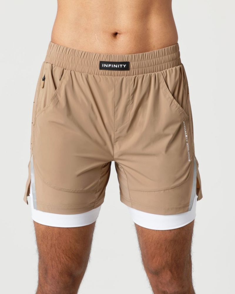 Chai Alphalete Infinity Speed Short 5.5" Men\'s Shorts | 5149736-MG