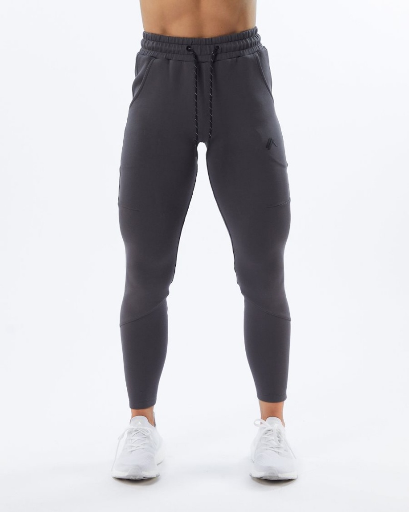 Charcoal Alphalete ELMTS Zip Jogger Women's Jogger | 4860729-LA