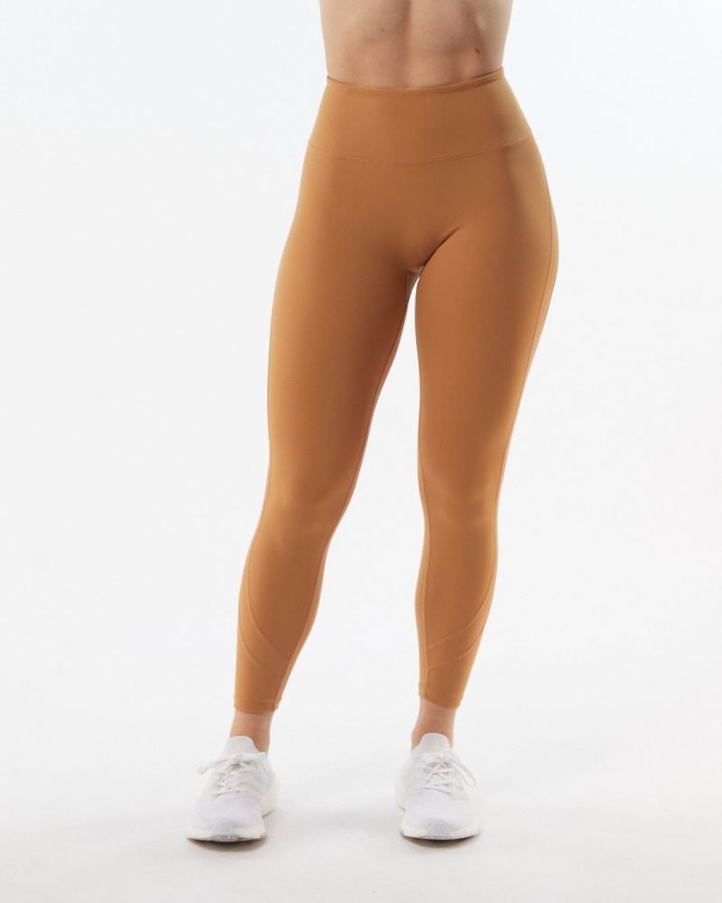 Chestnut Alphalete Pulse Surge Legging Women's Leggings | 1058962-AG