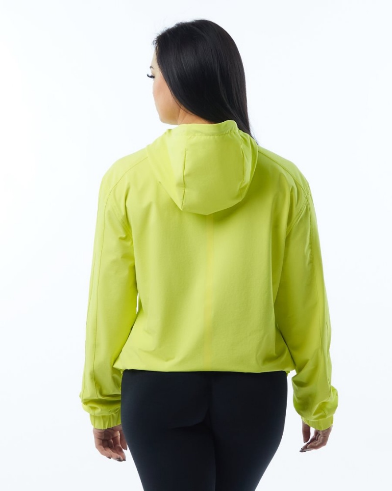 Citrus Slice Alphalete Infinity Tech Jacket Women's Jackets | 1084256-KF