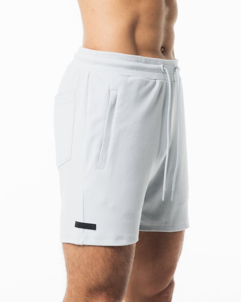 Cloud Grey Alphalete Identity Short 6” Men's Shorts | 0412763-PT