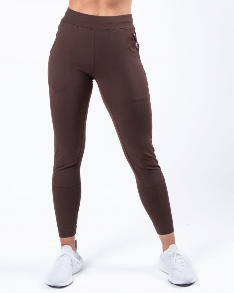 Coffee Alphalete Trace Jogger Women's Jogger | 3907642-ID