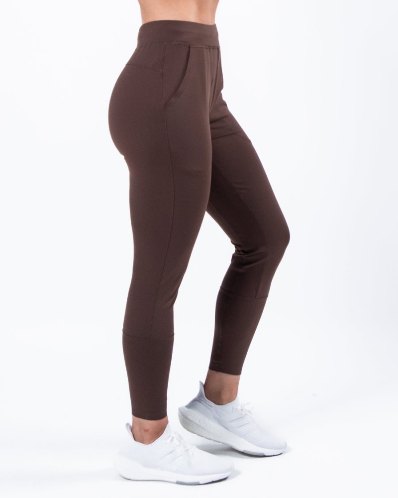 Coffee Alphalete Trace Jogger Women's Jogger | 3907642-ID