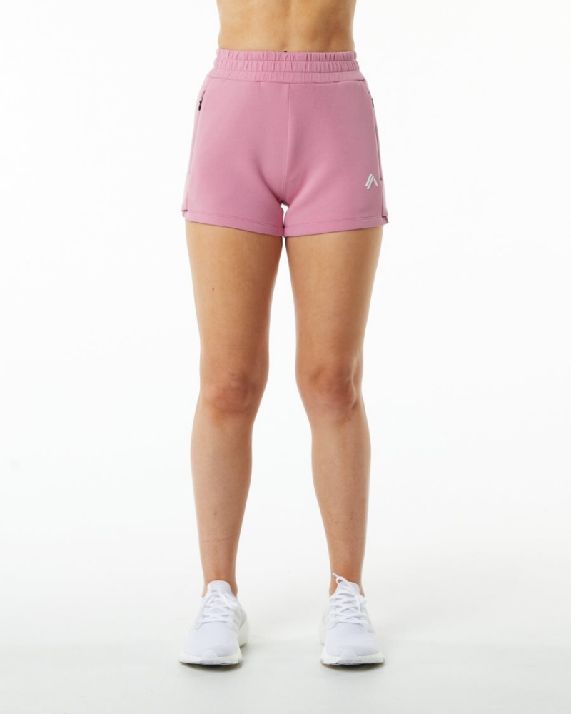 Confetti Alphalete ELMTS Athletic Short 3.5" Women's Shorts | 1239745-GH