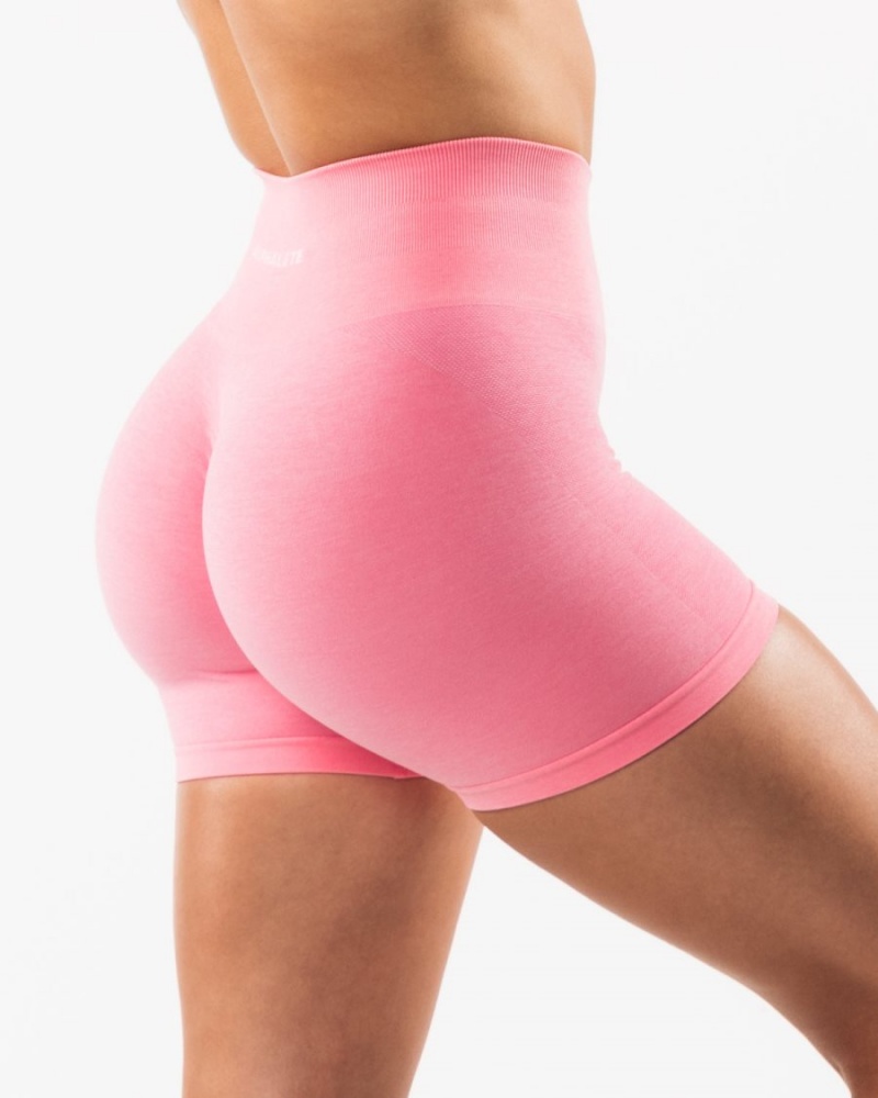 Cotton Candy Alphalete Amplify Short 4.5" Women's Shorts | 7031542-YN