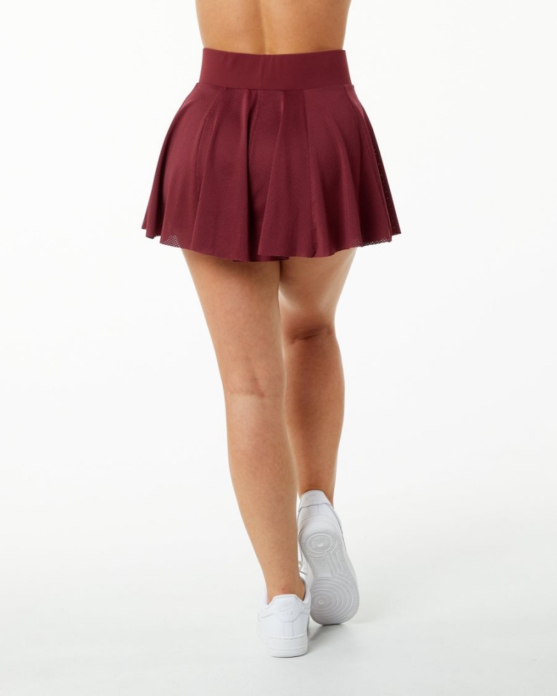 Crimson Alphalete Varsity Skirt Women's Skirts | 0524136-UN