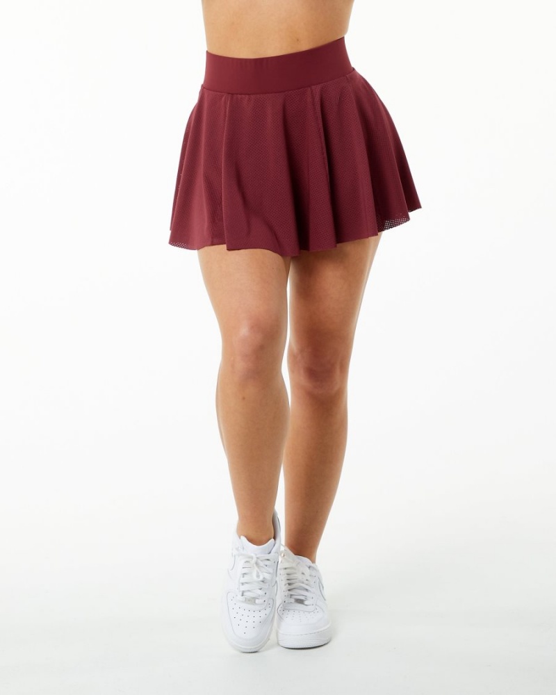 Crimson Alphalete Varsity Skirt Women\'s Skirts | 0524136-UN