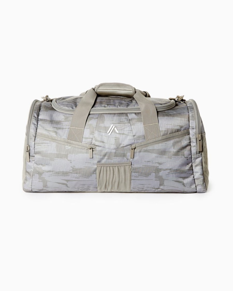 Desert Canvas Camo Alphalete Essential Duffel Bag Women\'s Accessories | 5917832-OM