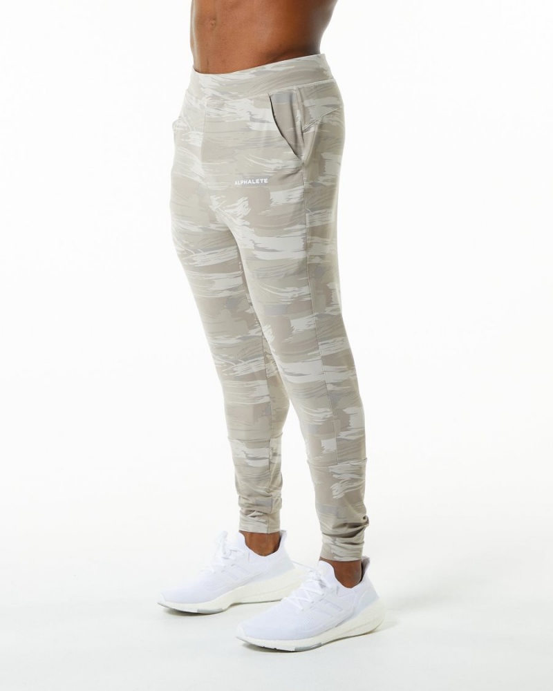 Desert Canvas Camo Alphalete Trace Jogger Men's Jogger | 2705136-GD