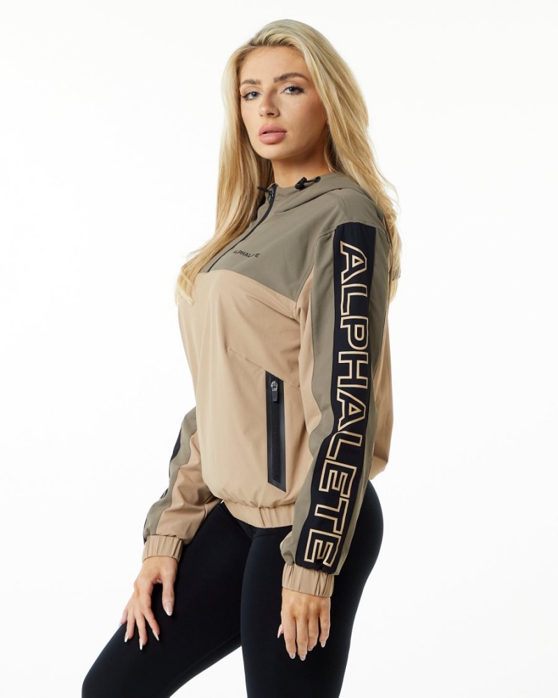 Desert Safari Alphalete Infinity Tech Jacket Women's Jackets | 0345869-TL