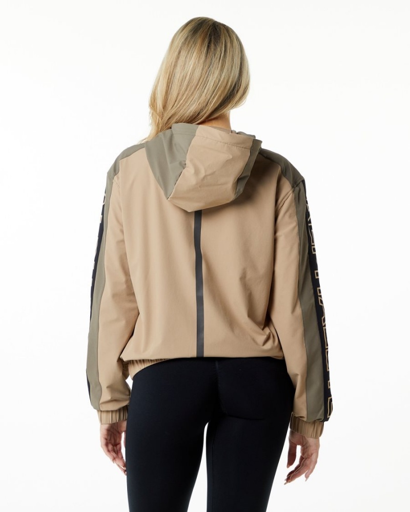 Desert Safari Alphalete Infinity Tech Jacket Women's Jackets | 0345869-TL