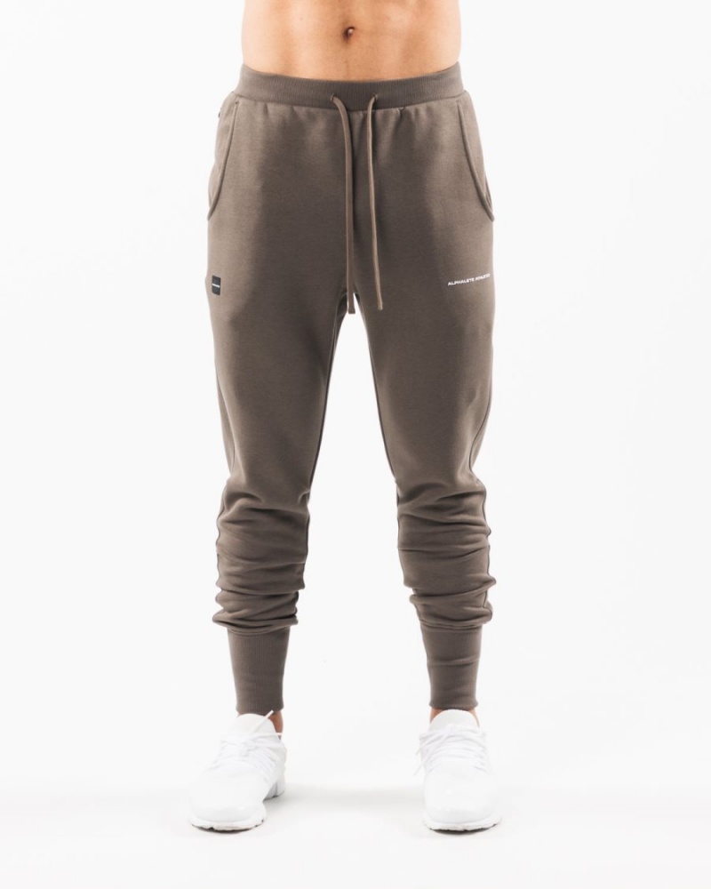 Desert Taupe Alphalete Academy Club Jogger Men's Jogger | 6753918-RB