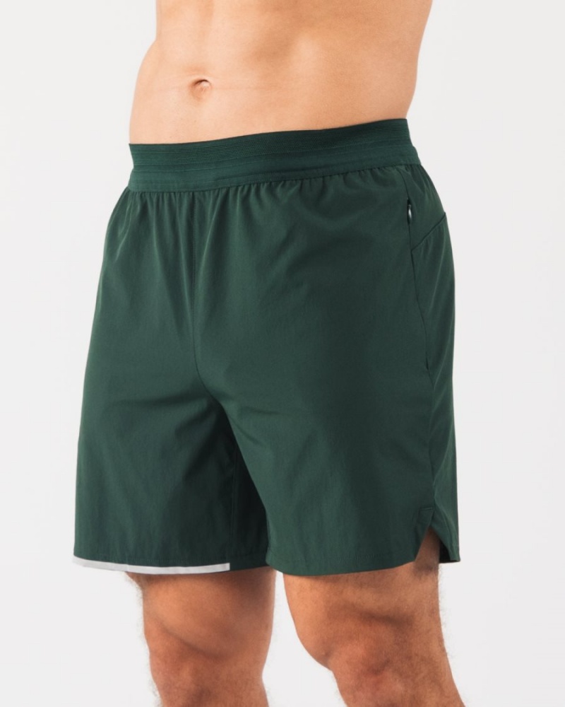 Evergreen Alphalete Studio Short 6" Men's Shorts | 1692534-HL