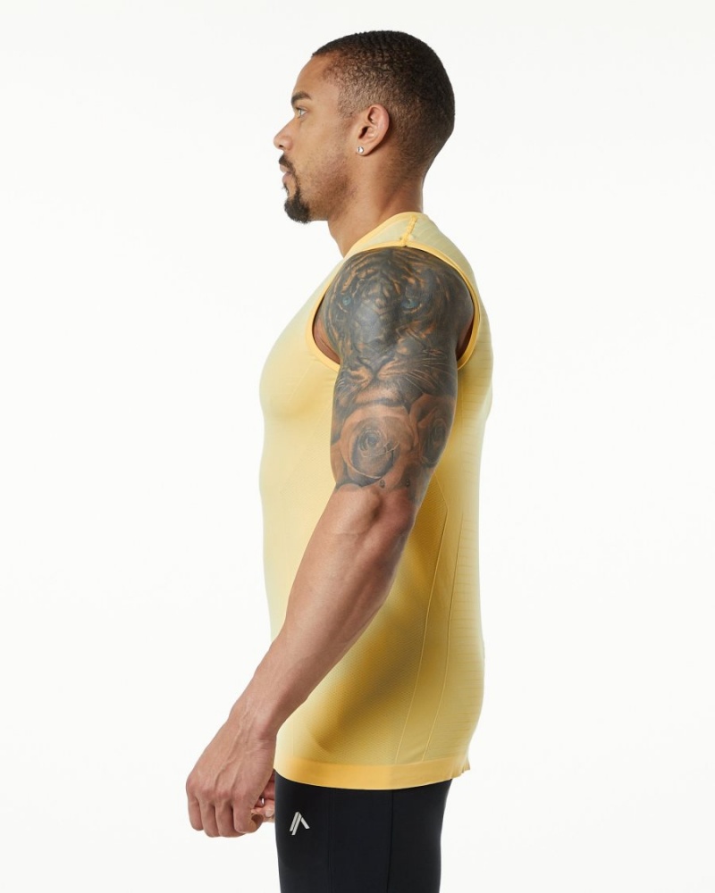 Faded Honey Alphalete Hero Tank Men's Tanks | 1368205-UG