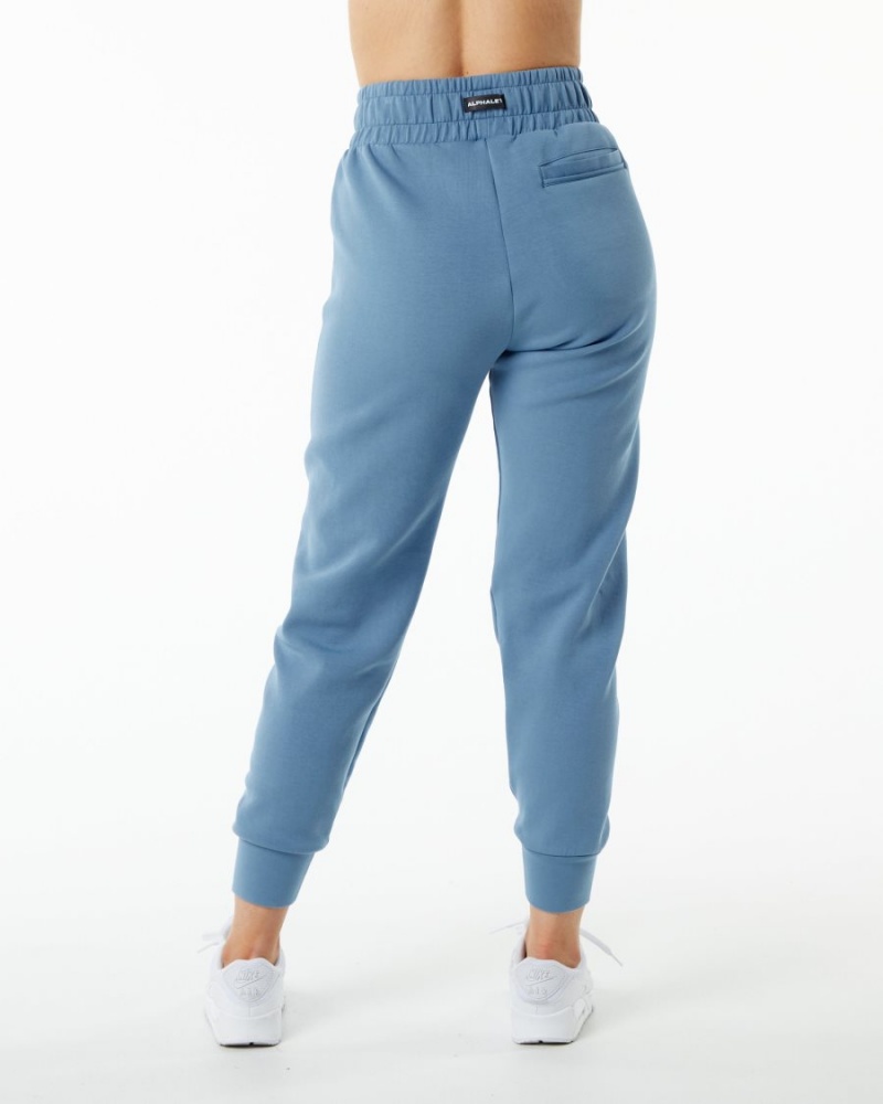 Fog Blue Alphalete ELMTS Cuffed Jogger Women's Jogger | 5016378-XB