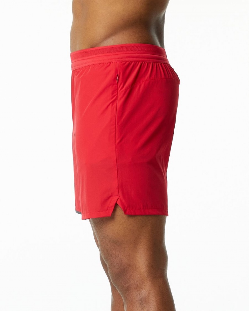 Formula Red Alphalete Studio Short 6" Men's Shorts | 4685329-SQ