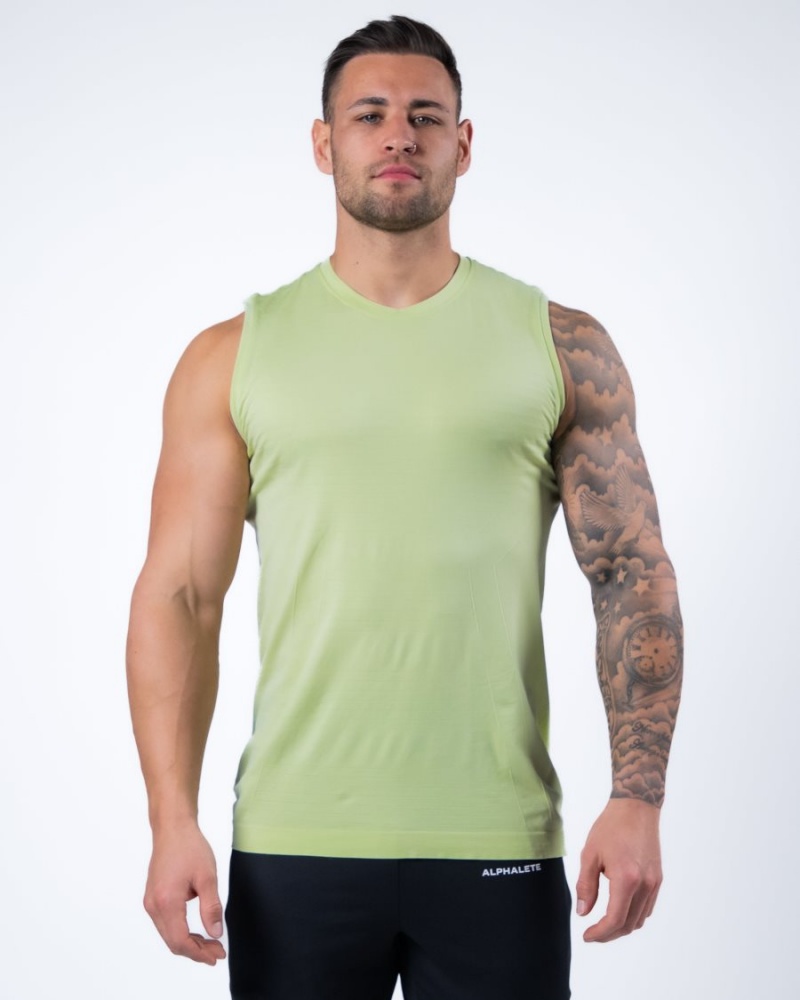 Frozen Spring Alphalete Hero Tank Men\'s Tanks | 6784921-IQ