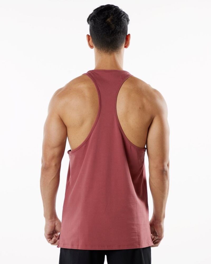 Gingerbread Alphalete Emblem Stringer Men's Stringers | 4850672-IB