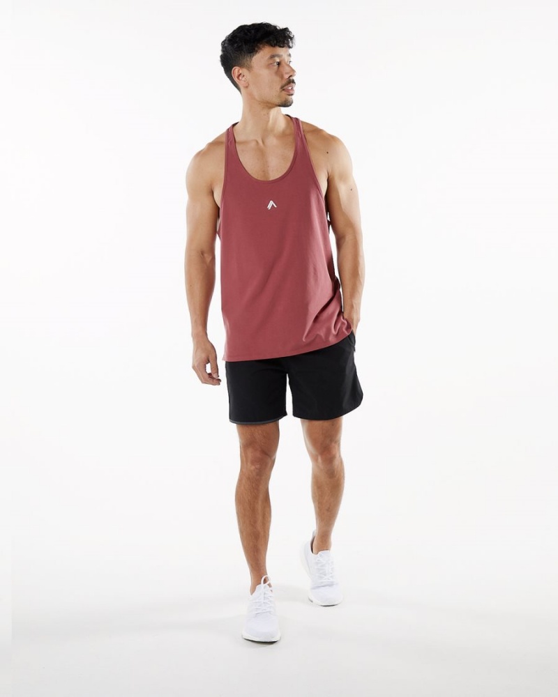 Gingerbread Alphalete Emblem Stringer Men's Stringers | 4850672-IB