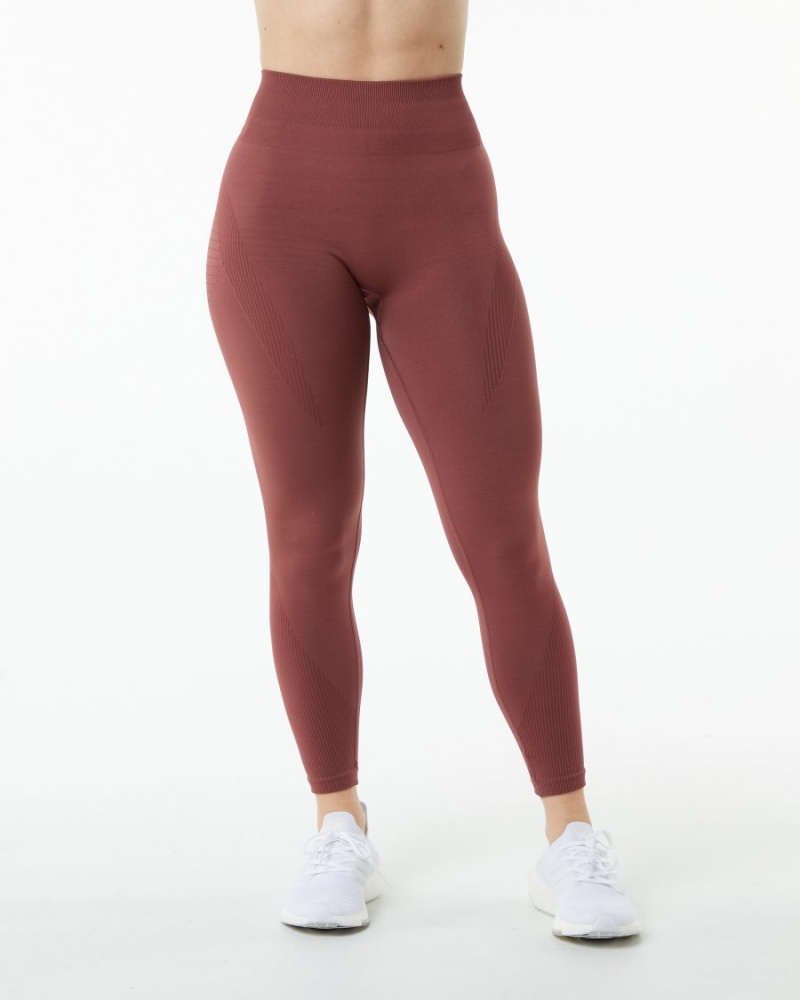 Gingerbread Alphalete Ozone Legging Women's Leggings | 4296853-CN