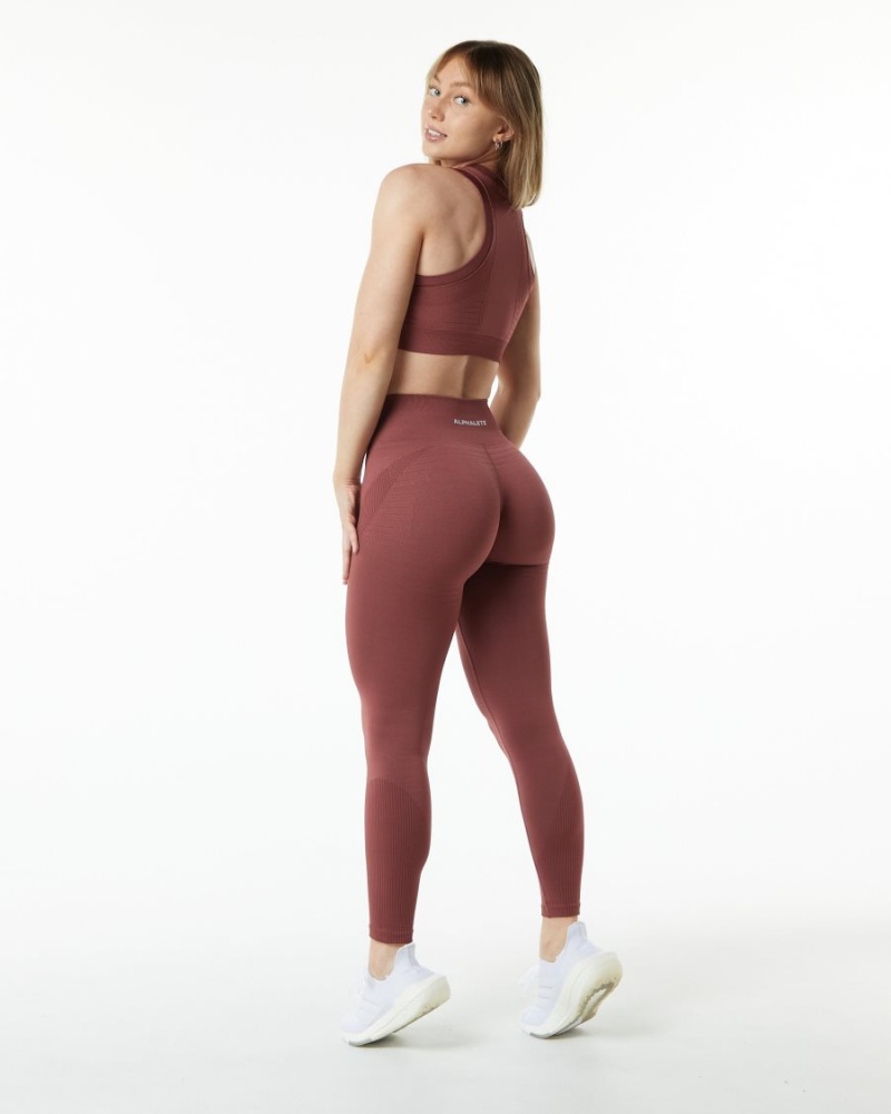 Gingerbread Alphalete Ozone Legging Women's Leggings | 4296853-CN