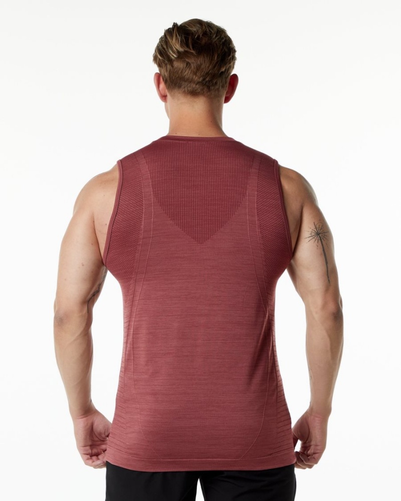 Gingerbread Alphalete Ozone Tank Men's Tanks | 7540862-HO