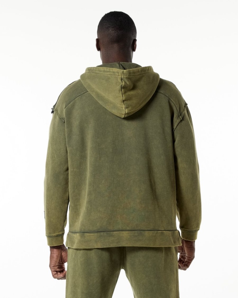 Green Aventurine Alphalete Very Terry Hoodie Men's Hoodie | 0438925-TP