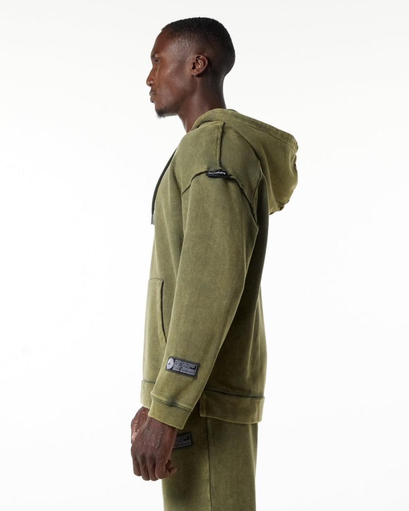 Green Aventurine Alphalete Very Terry Hoodie Men's Hoodie | 0438925-TP