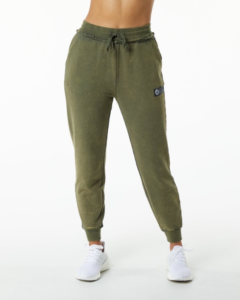 Green Aventurine Alphalete Very Terry Jogger Women's Jogger | 8196234-AU