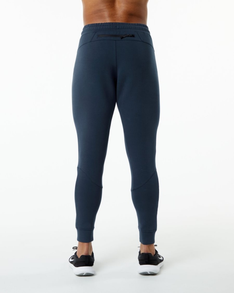 Harbor Navy Alphalete ELMTS Cuffed Jogger Men's Jogger | 4087512-DW