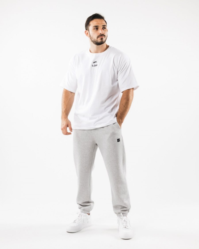 Heather Grey Alphalete Academy Relaxed Jogger Men's Jogger | 0298146-GJ