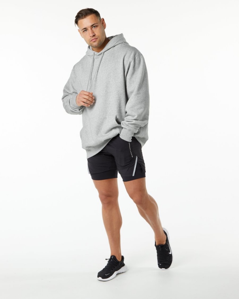 Heather Grey Alphalete Unity Hoodie Men's Hoodie | 4258690-PE