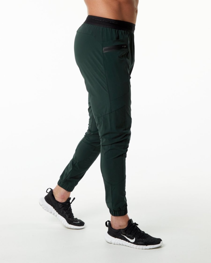 Hunter Green Alphalete Studio Pant Men's Jogger | 1427930-YW