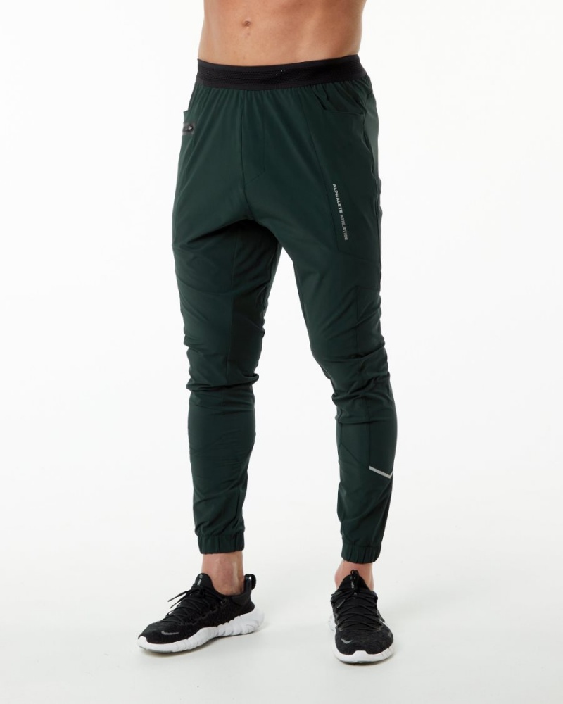 Hunter Green Alphalete Studio Pant Men\'s Jogger | 1427930-YW