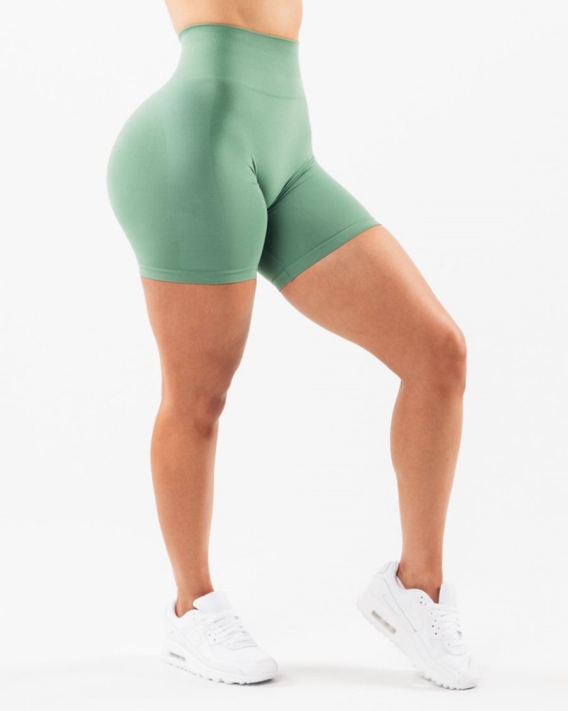 Jade Alphalete Amplify Short 6.5” Women's Shorts | 1850346-OZ